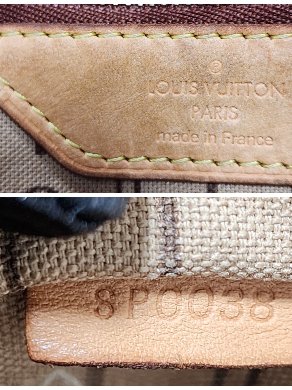 LOUIS VUITTON Monogram Canvas Neverfull MM Tote Bag Brown/Beige - Picture 3 of 16